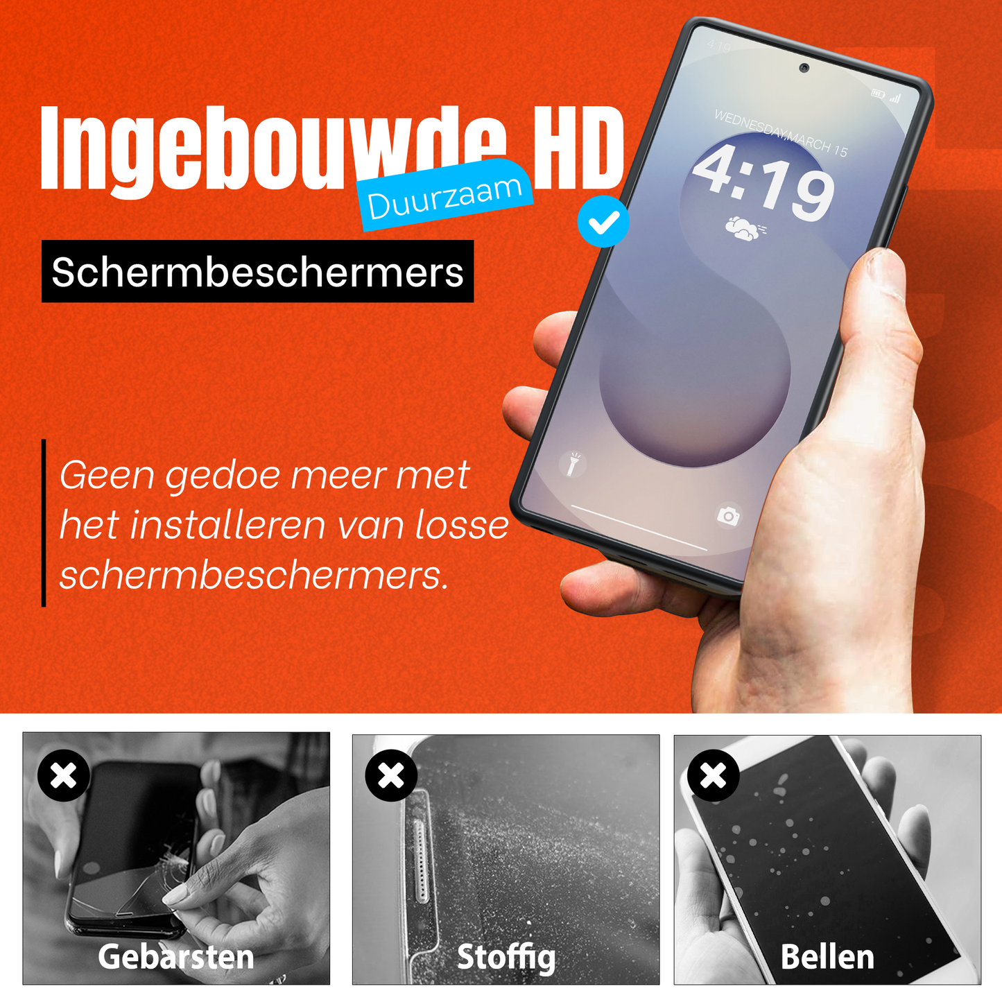 My Case Combo: Zwarte Siliconen Hoes met 2 Screenprotectors voor Samsung Galaxy S25 Ultra – Extra Veiligheid