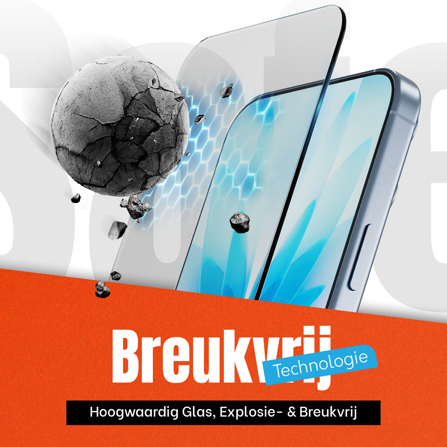 iPhone 17 Hoesje Transparant - screen protector