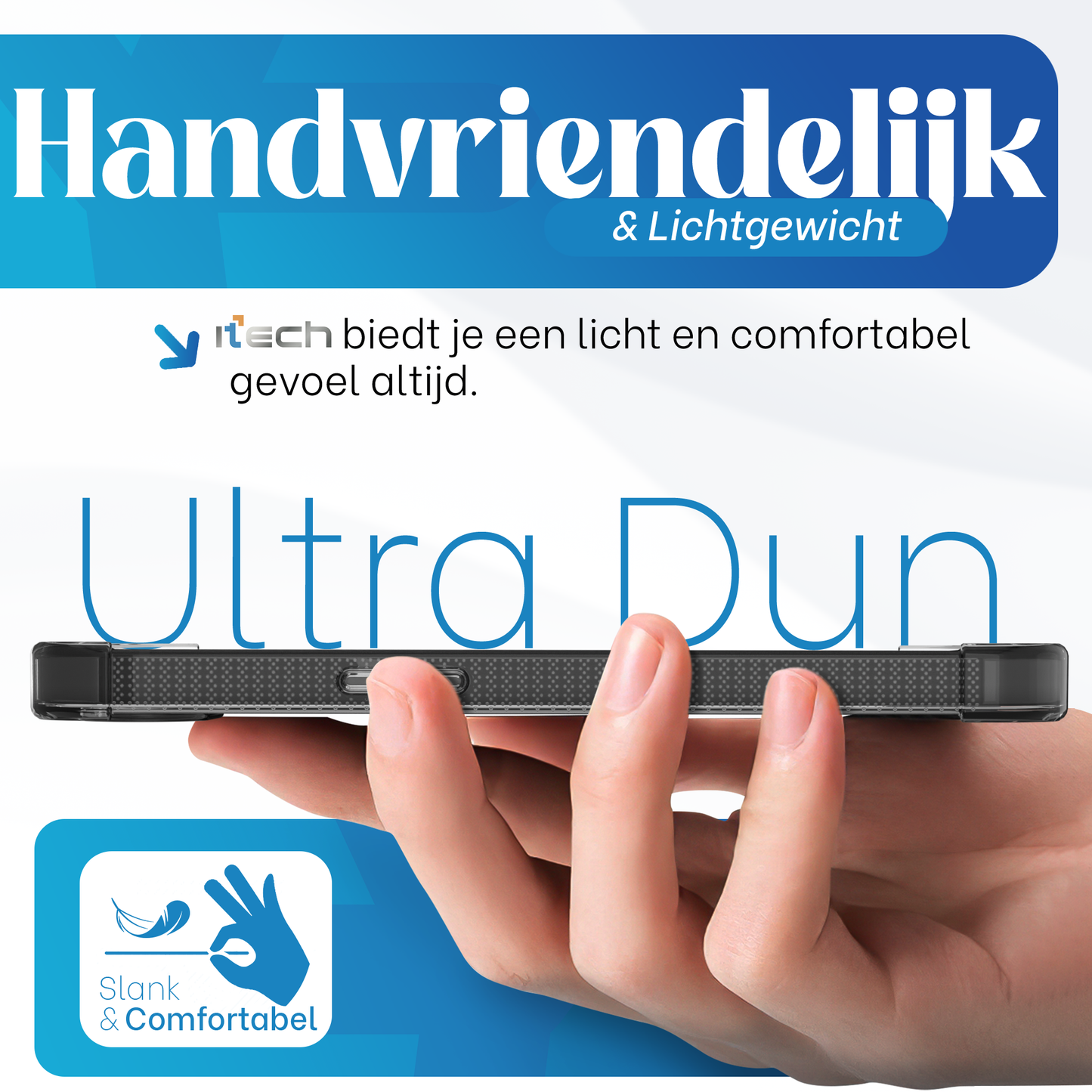 iPhone 16e Hoesje – Transparante Siliconen Shockproof Soft Case