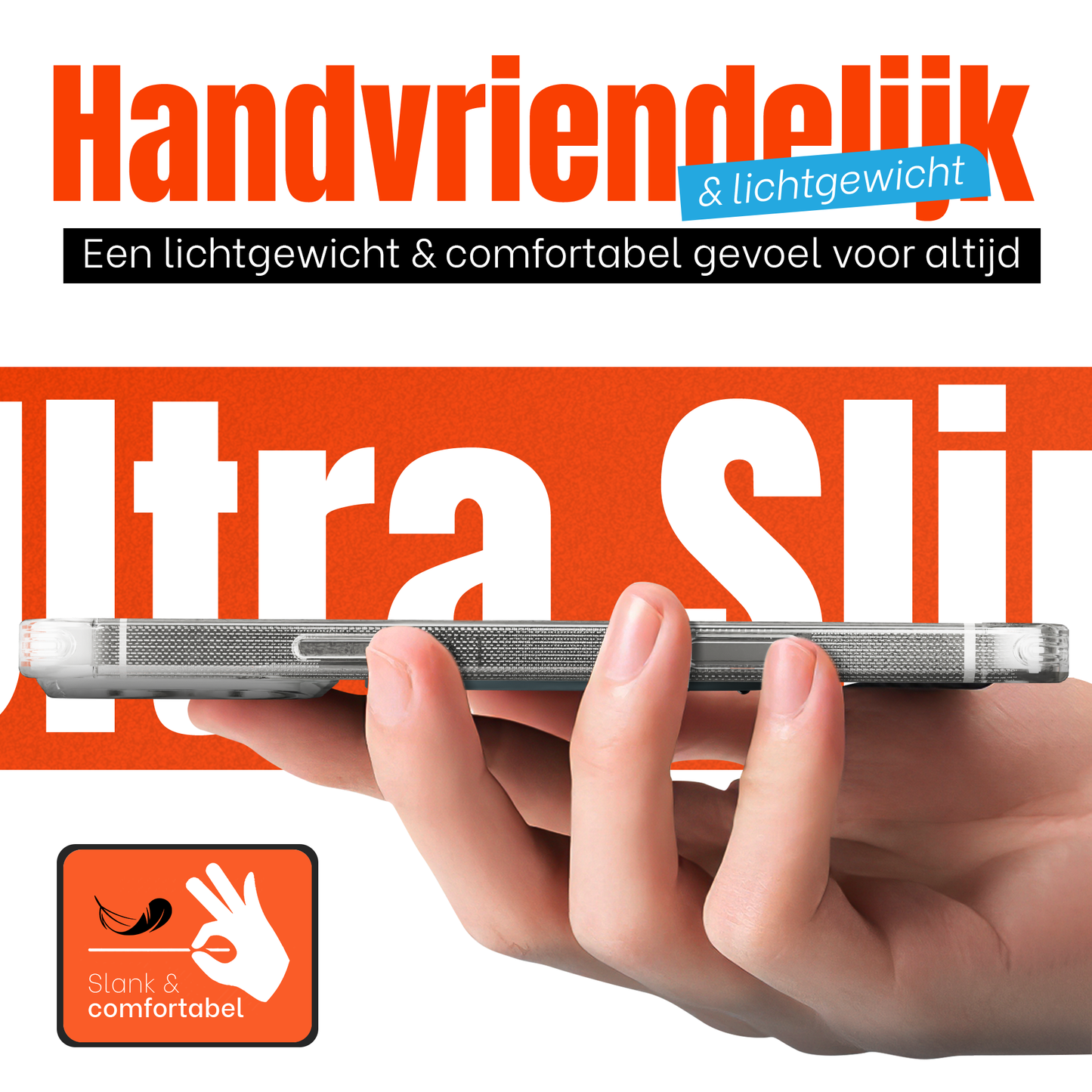 iPhone 16 Pro Max Hoesje – Shockproof MagSafe Case met 360 Ring Stand Transparant