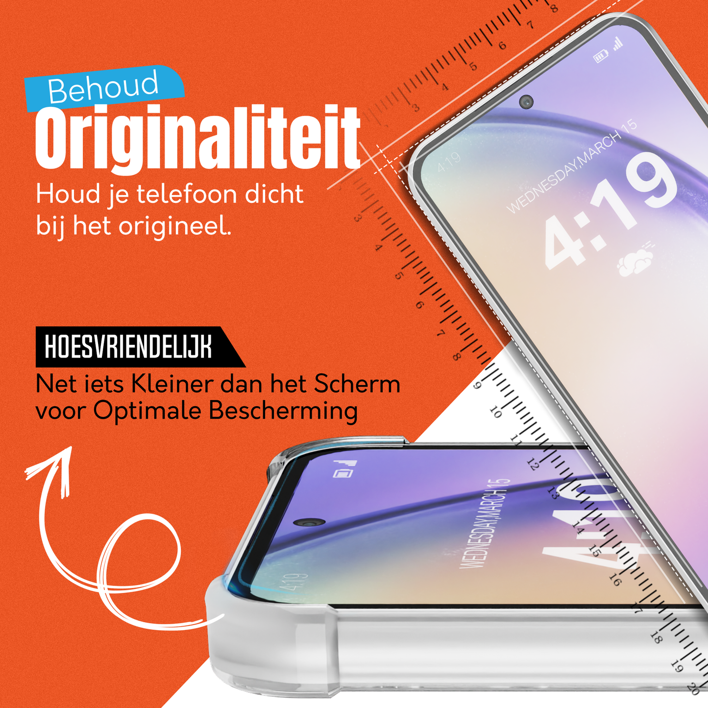 My Case 9H Gehard Glas Screenprotector voor Samsung Galaxy A54