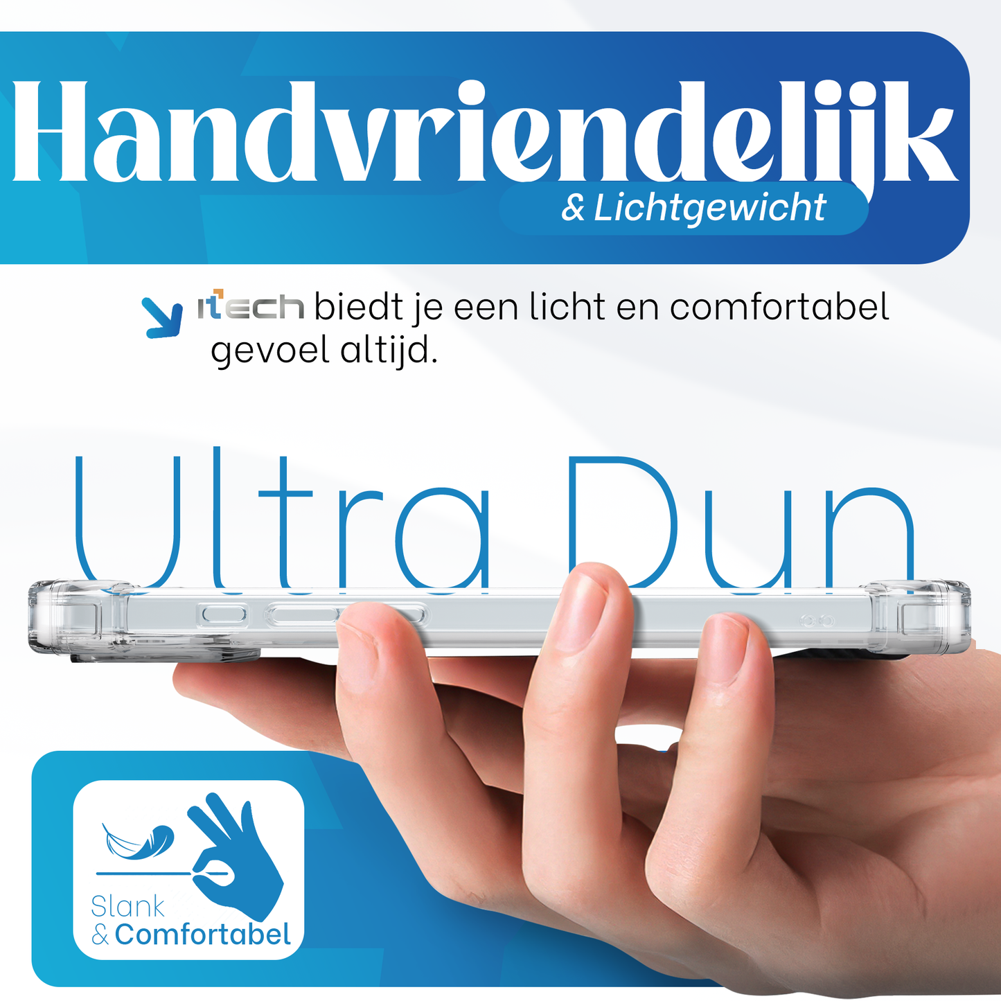 iPhone 17 Air Hoesje Transparant - screen protector
