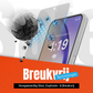 My Case Combo: Transparante Hoes met 2 Screenprotectors voor Samsung Galaxy A54 – Extra Veiligheid