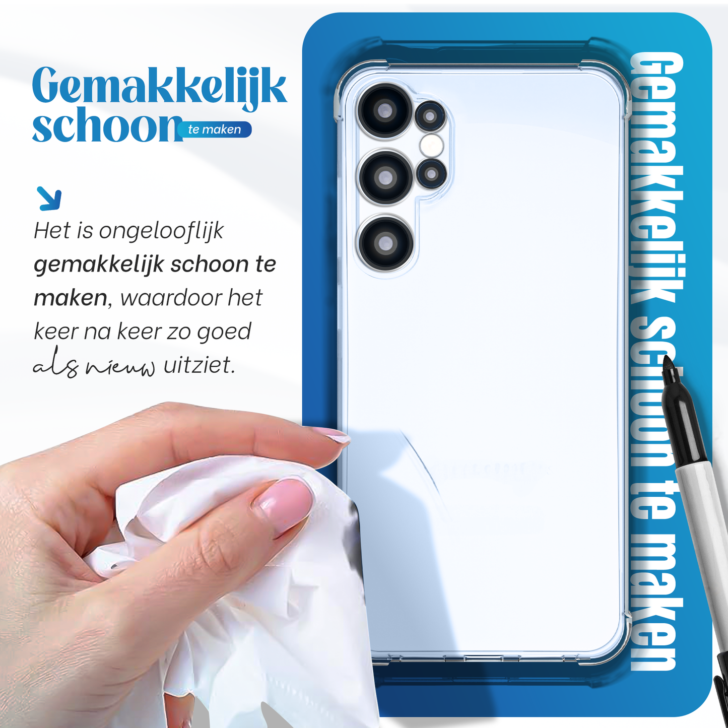 iTech Bumper Hoesje voor Samsung Galaxy S22 Ultra – Slank, Schokbestendig & Beschermend