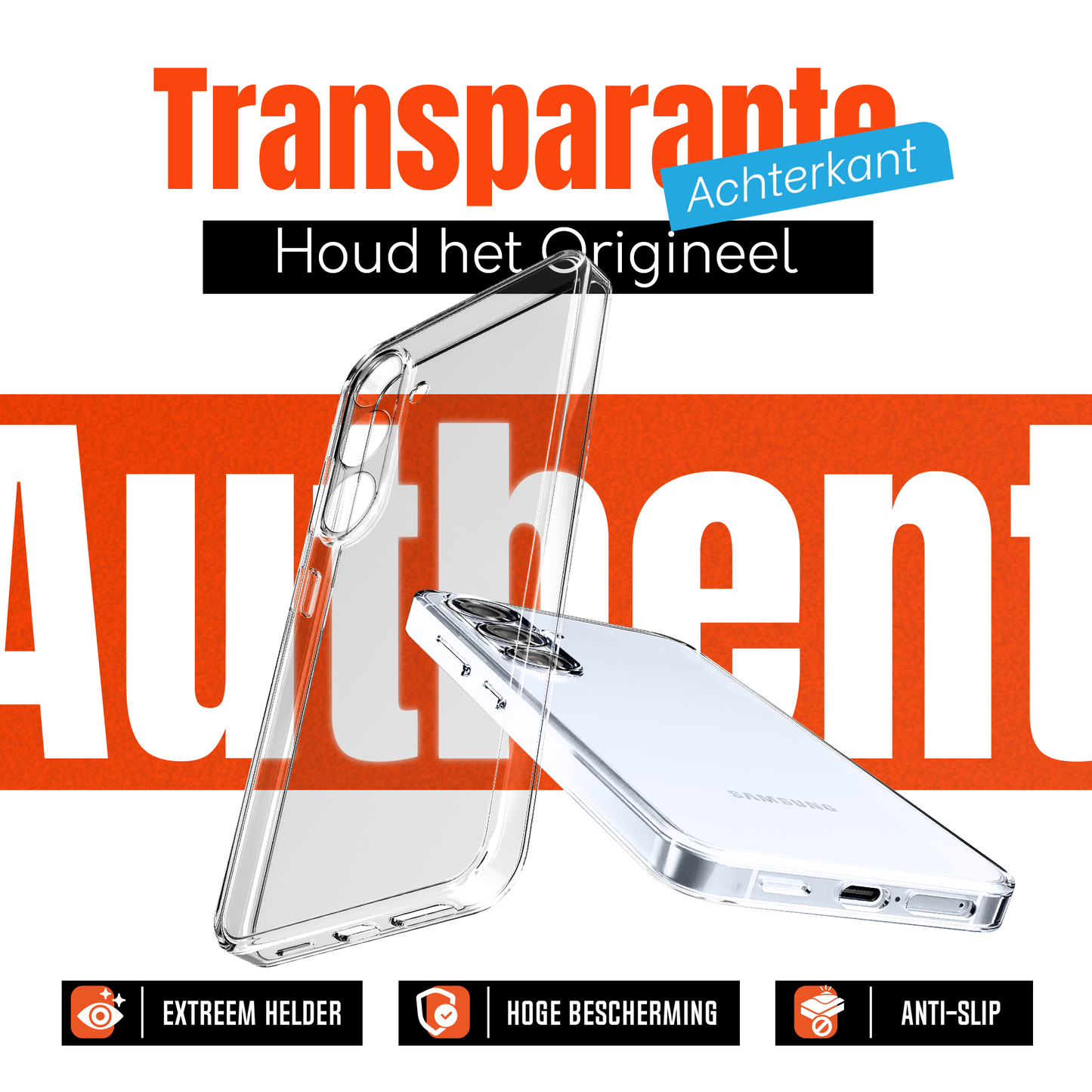 My Case Combo: Transparante Hoes met 2 Screenprotectors voor Samsung Galaxy S25 – Extra Veiligheid