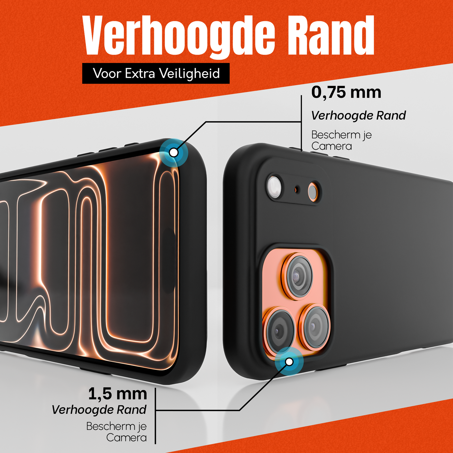 iPhone 17 Pro hoesje Zwart