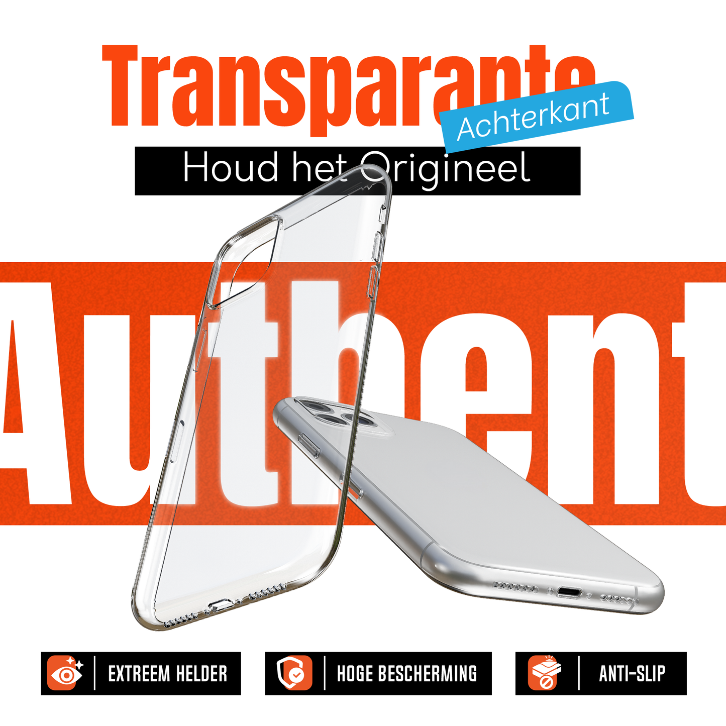 My Case Combo: Transparante Hoes met 2 Screenprotectors voor iPhone 11 Pro Max – Extra Veiligheid