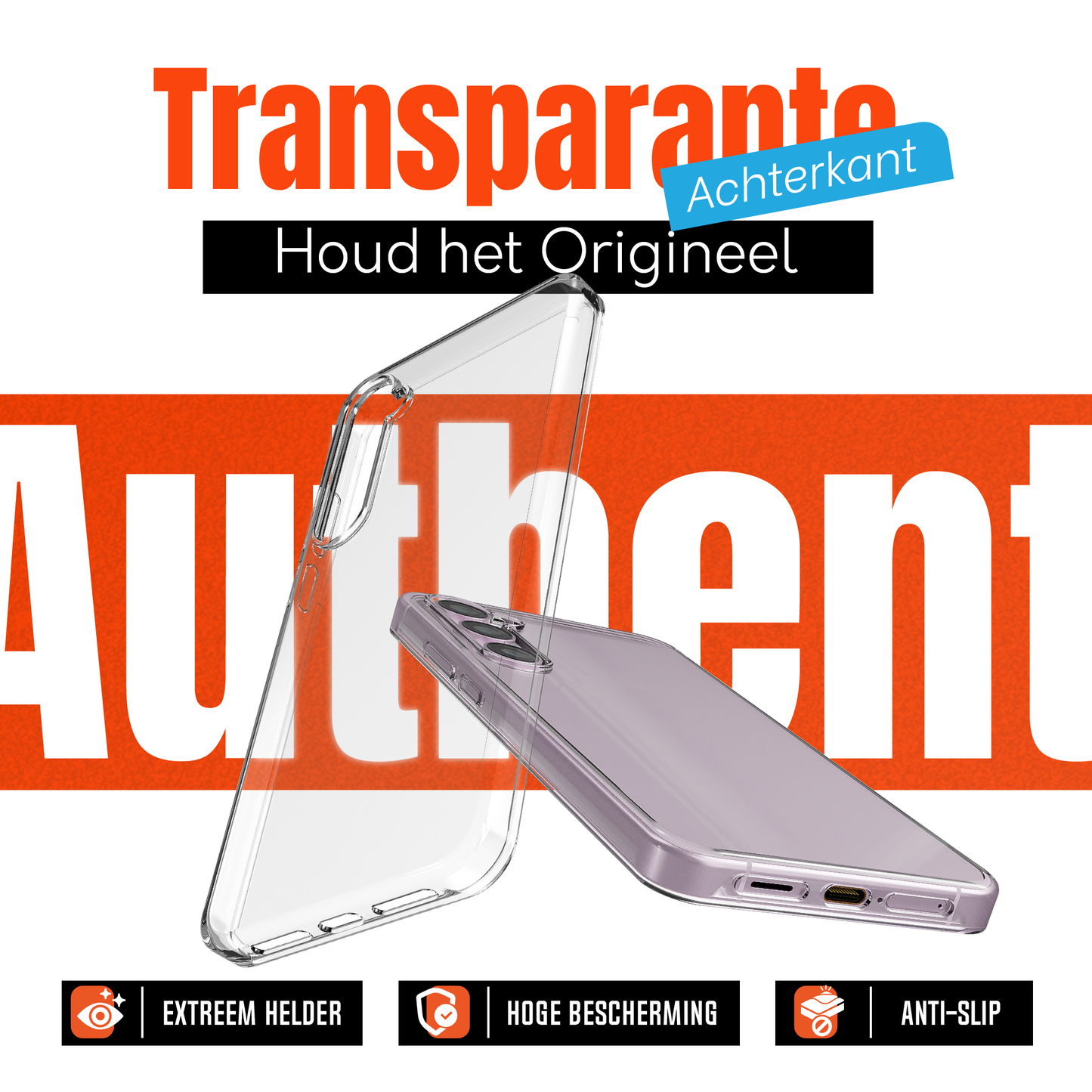 My Case Combo: Transparante Hoes met 2 Screenprotectors voor Samsung Galaxy S23 – Extra Veiligheid