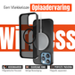 My Case Zwart MagSafe Hoesje geschikt voor iPhone 13 Pro Max – Slank, Sterk & MagSafe-Klaar