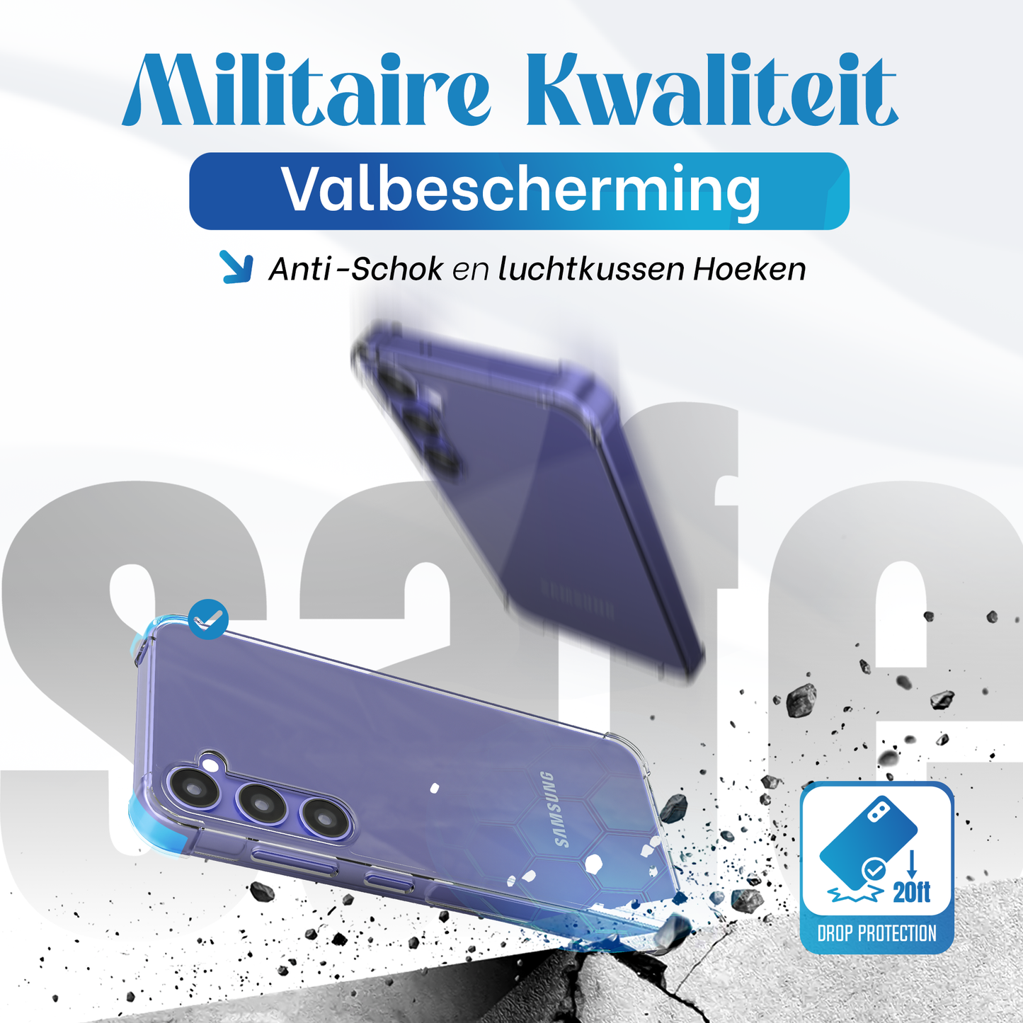 iTech Bumper Hoesje voor Samsung Galaxy A54 – Slank, Schokbestendig & Beschermend