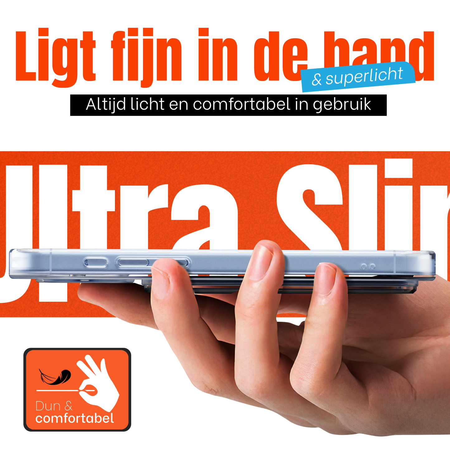 iPhone 17 hoesje Pasjeshouder Transparant