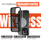 My Case Zwart MagSafe Hoesje geschikt voor iPhone 14 Pro – Slank, Sterk & MagSafe-Klaar