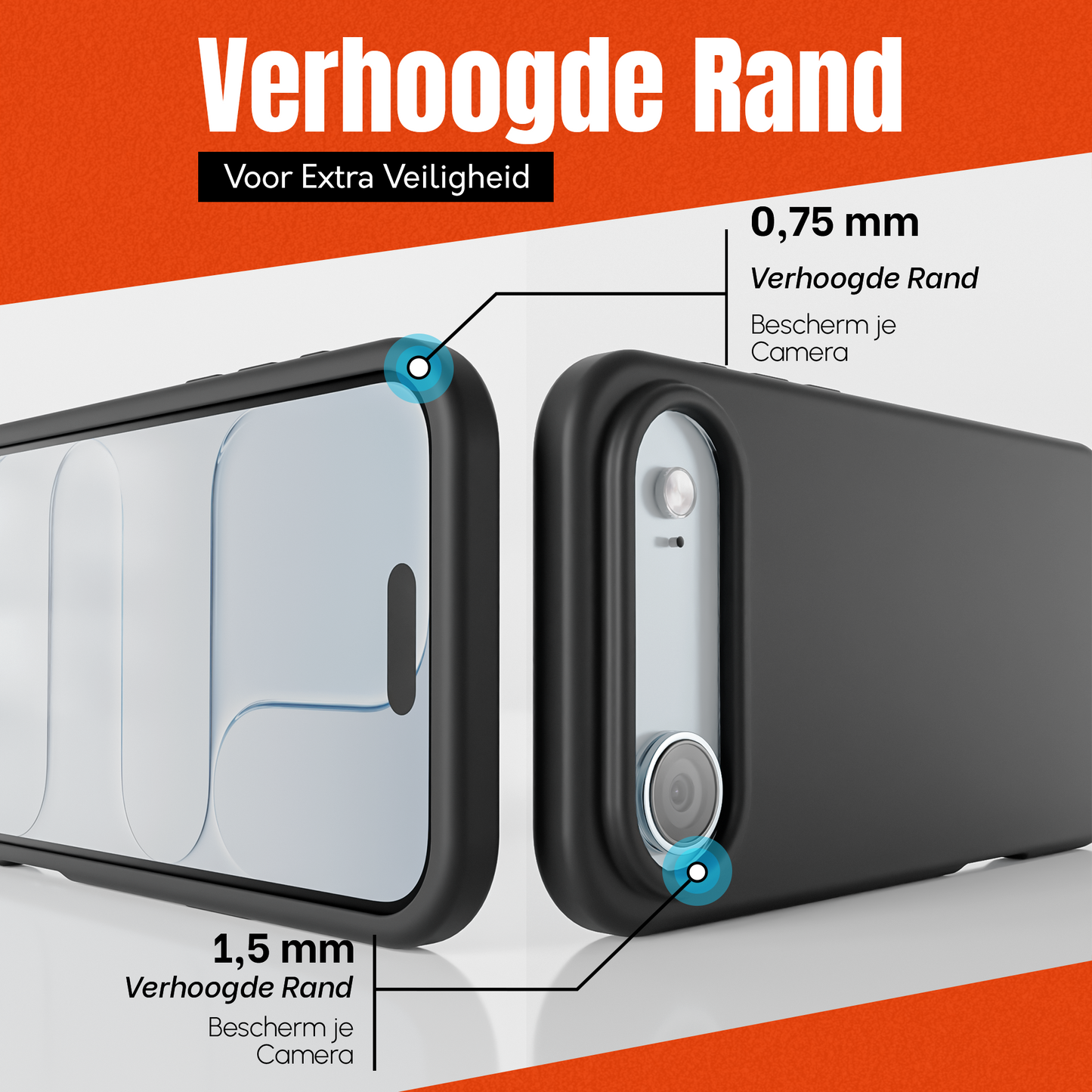 iPhone 17 Air hoesje Zwart