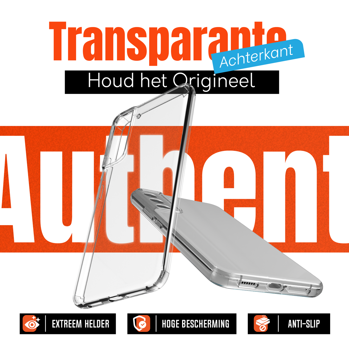 My Case Combo: Transparante Hoes met 2 Screenprotectors voor Samsung Galaxy S22 Plus – Extra Veiligheid