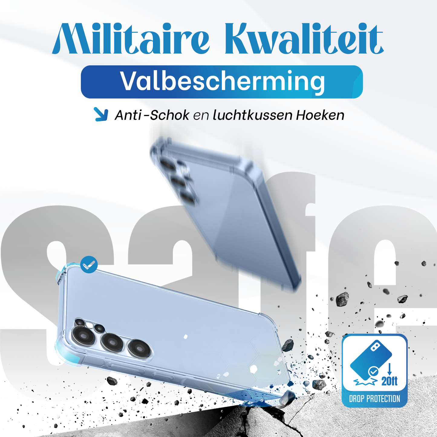 iTech Bumper Hoesje voor Samsung Galaxy S22 Ultra – Slank, Schokbestendig & Beschermend