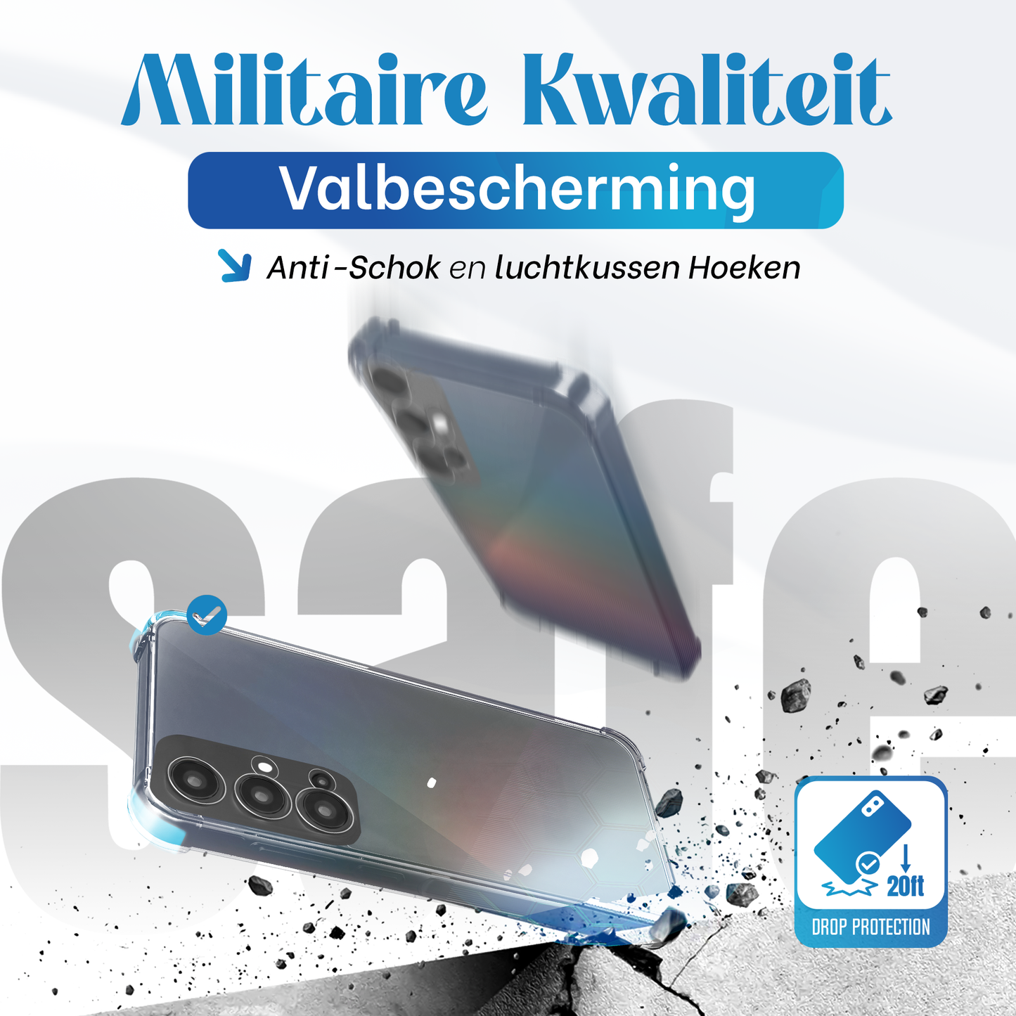 iTech Bumper Hoesje voor Samsung Galaxy A51 – Slank, Schokbestendig & Beschermend