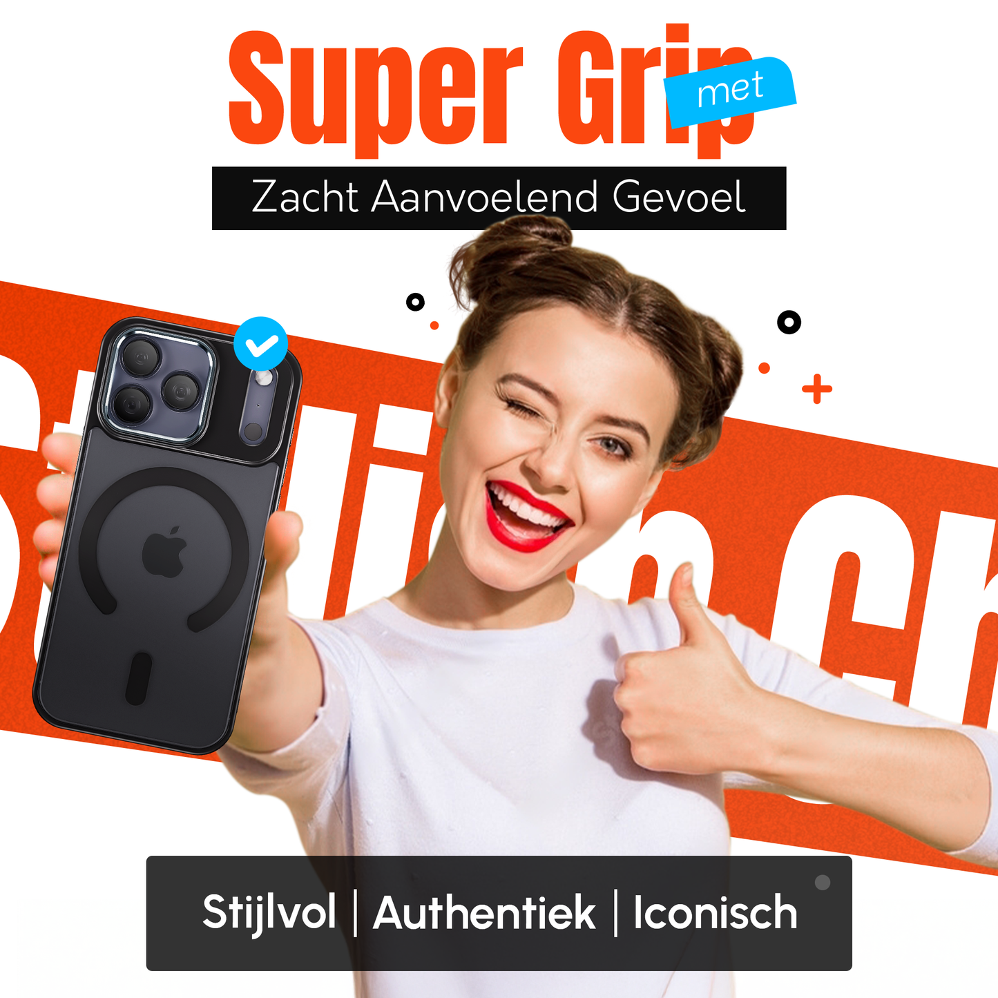 iPhone 17 Pro MagSafe hoesje Zwart