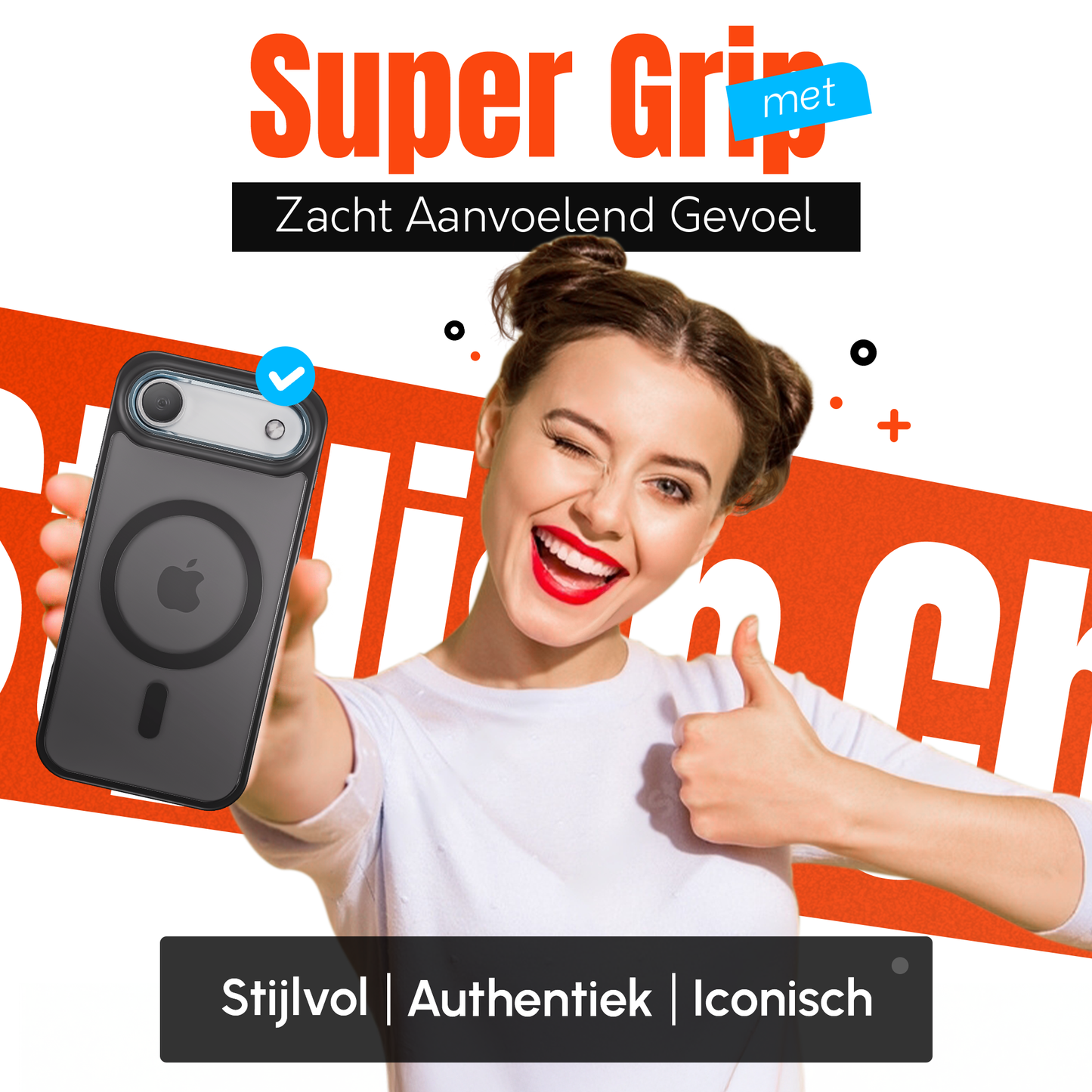 iPhone 17 Air MagSafe hoesje Zwart