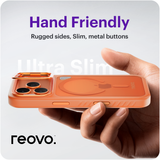 iPhone 17 Pro Max Camera Stand case Oranje