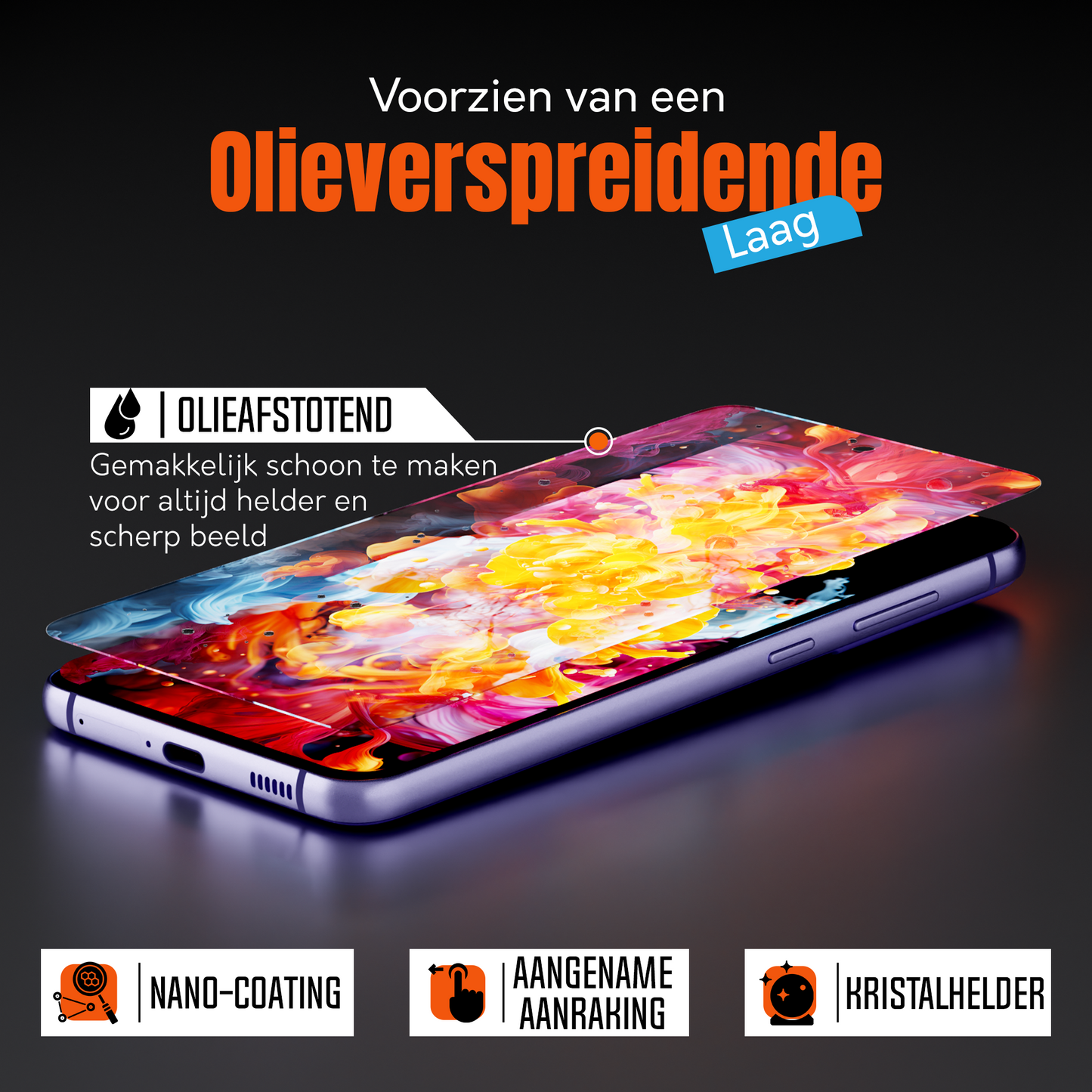 My Case 9H Gehard Glas Screenprotector voor Samsung Galaxy S21 FE