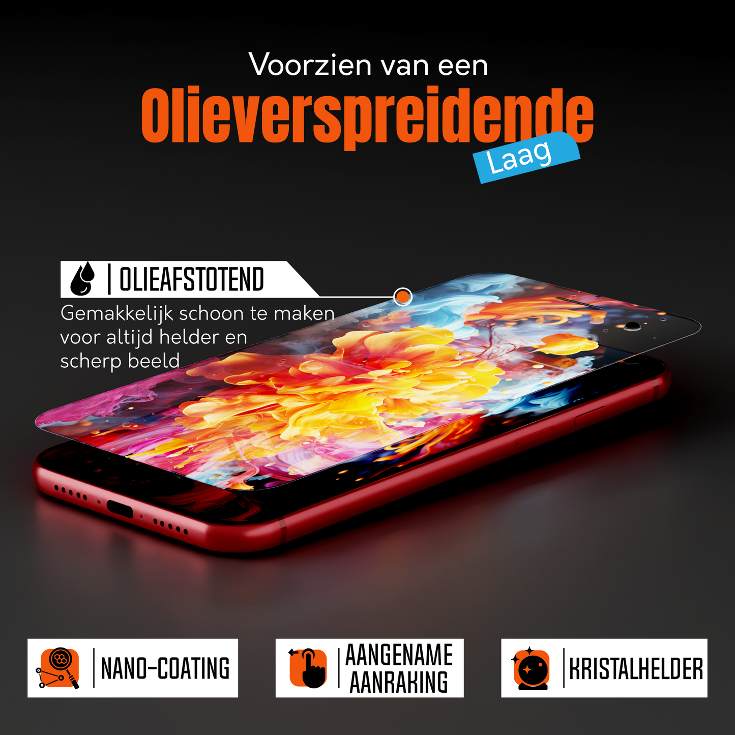 My Case 9H Gehard Glas Screenprotector voor iPhone SE 2022