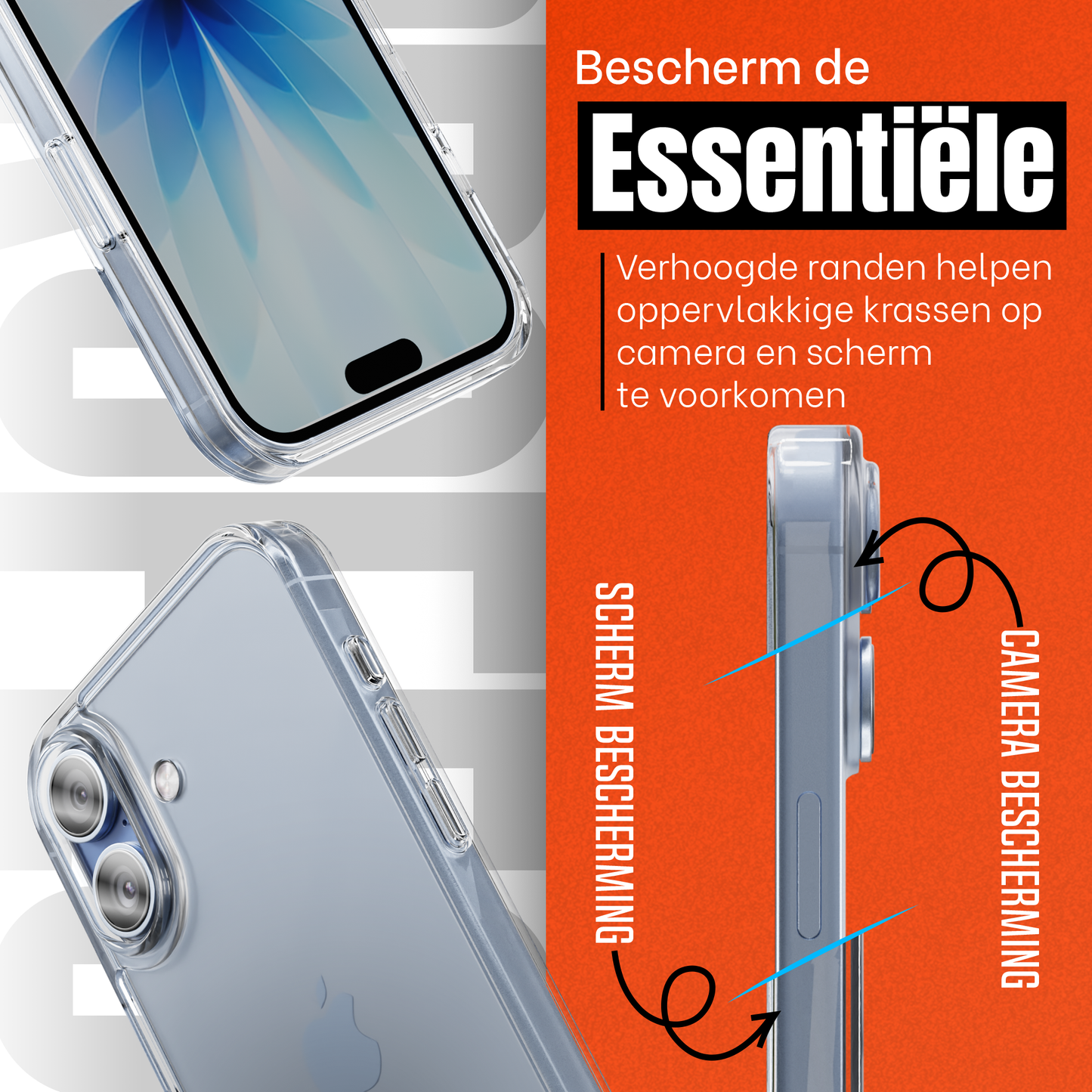 iPhone 17 hoesje Transparant