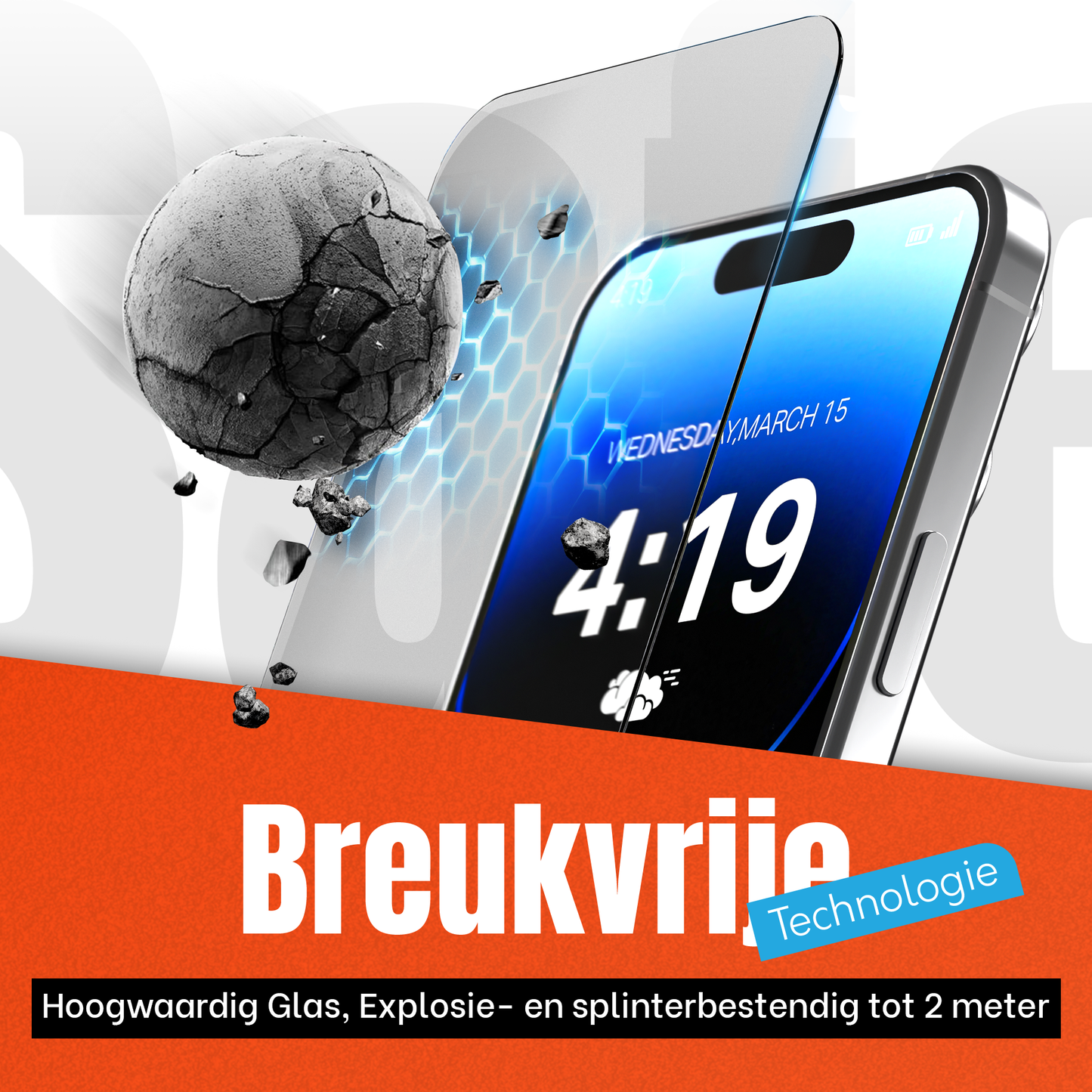 My Case Combo: Zwarte Siliconen Hoes met 2 Screenprotectors voor iPhone 14 Pro – Extra Veiligheid