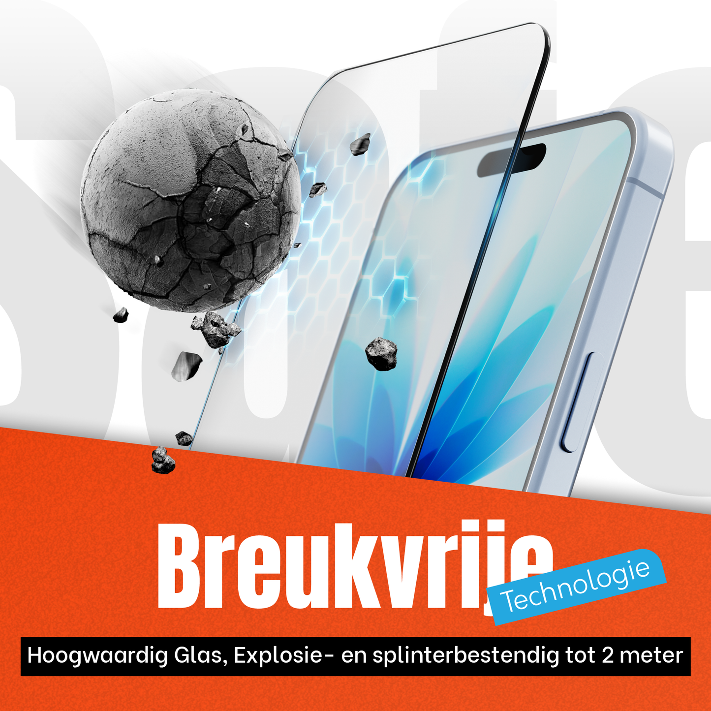 iPhone 17 hoesje Zwart - screen protector