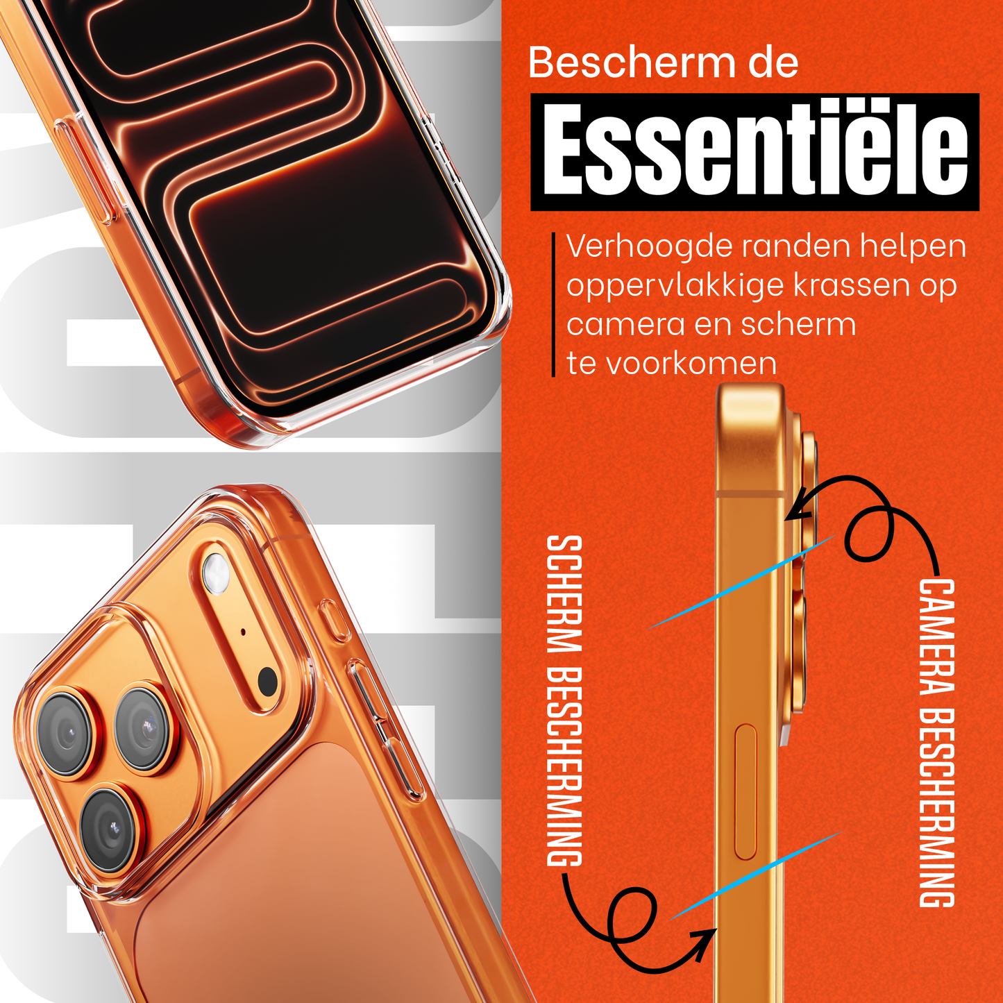 iPhone 17 Pro hoesje Transparant