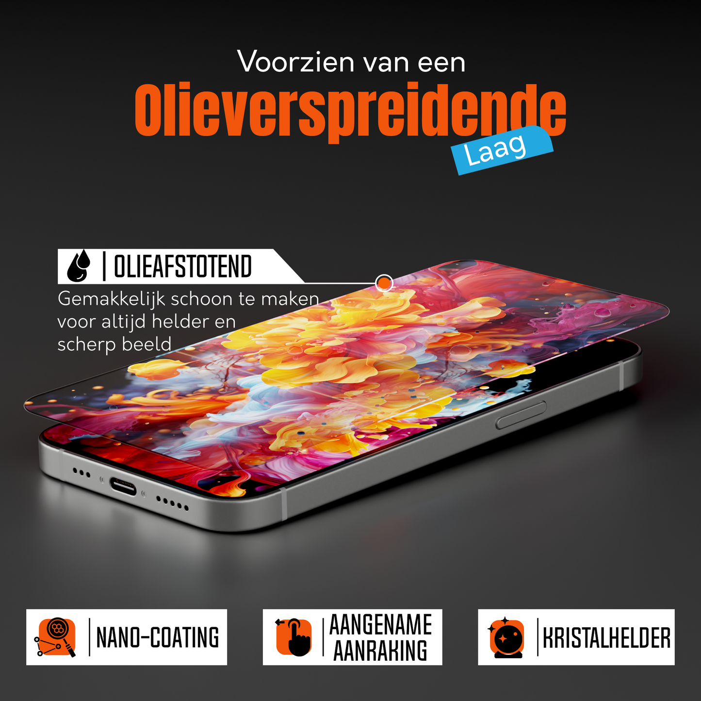 My Case 9H Gehard Glas Screenprotector voor iPhone 16e
