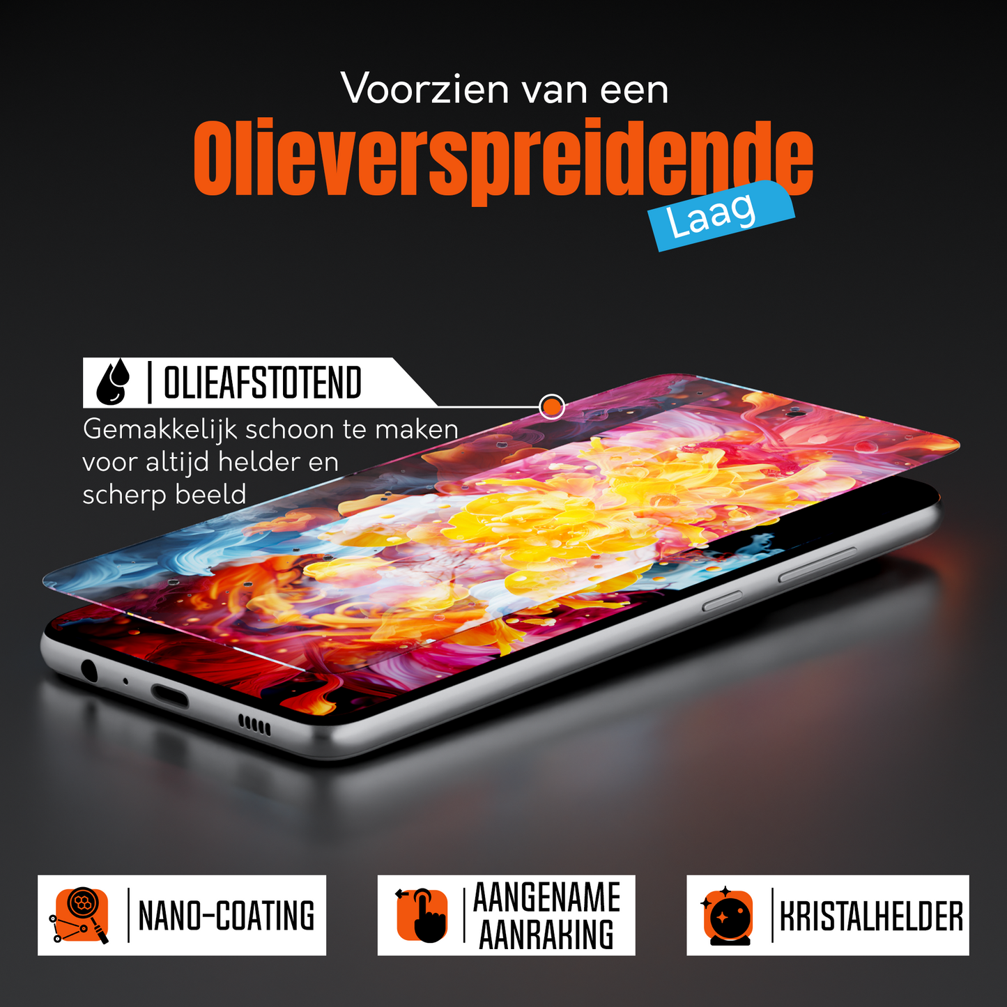 My Case 9H Gehard Glas Screenprotector voor Samsung Galaxy A54