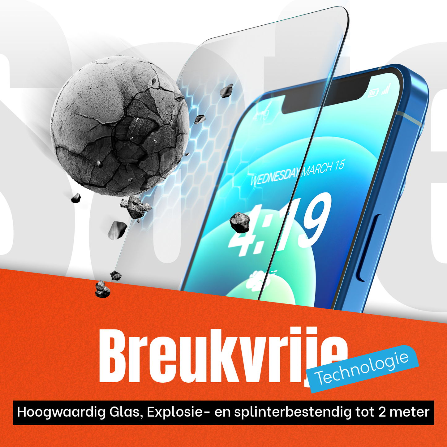 My Case Combo: Zwarte Siliconen Hoes met 2 Screenprotectors voor iPhone 12/12 Pro – Extra Veiligheid