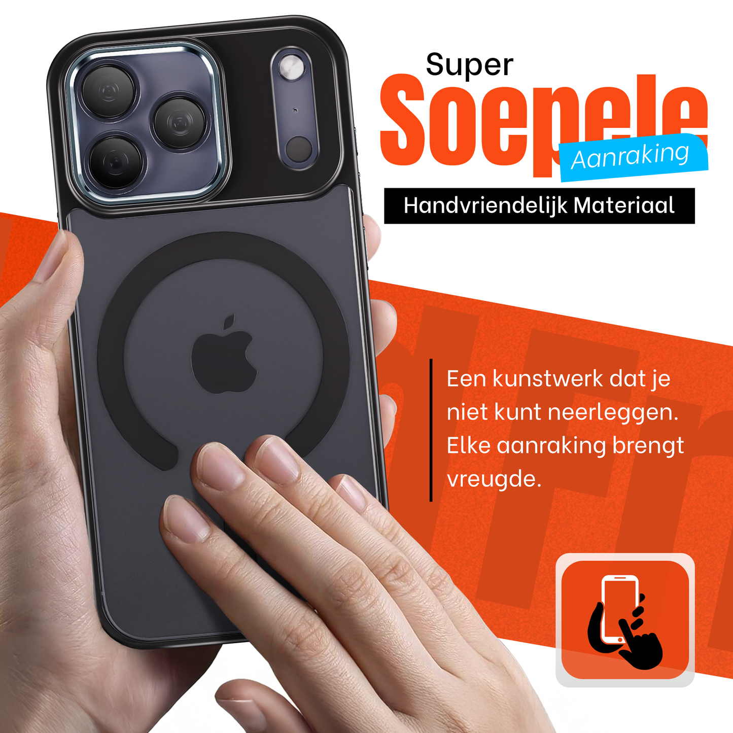 iPhone 17 Pro MagSafe hoesje Zwart