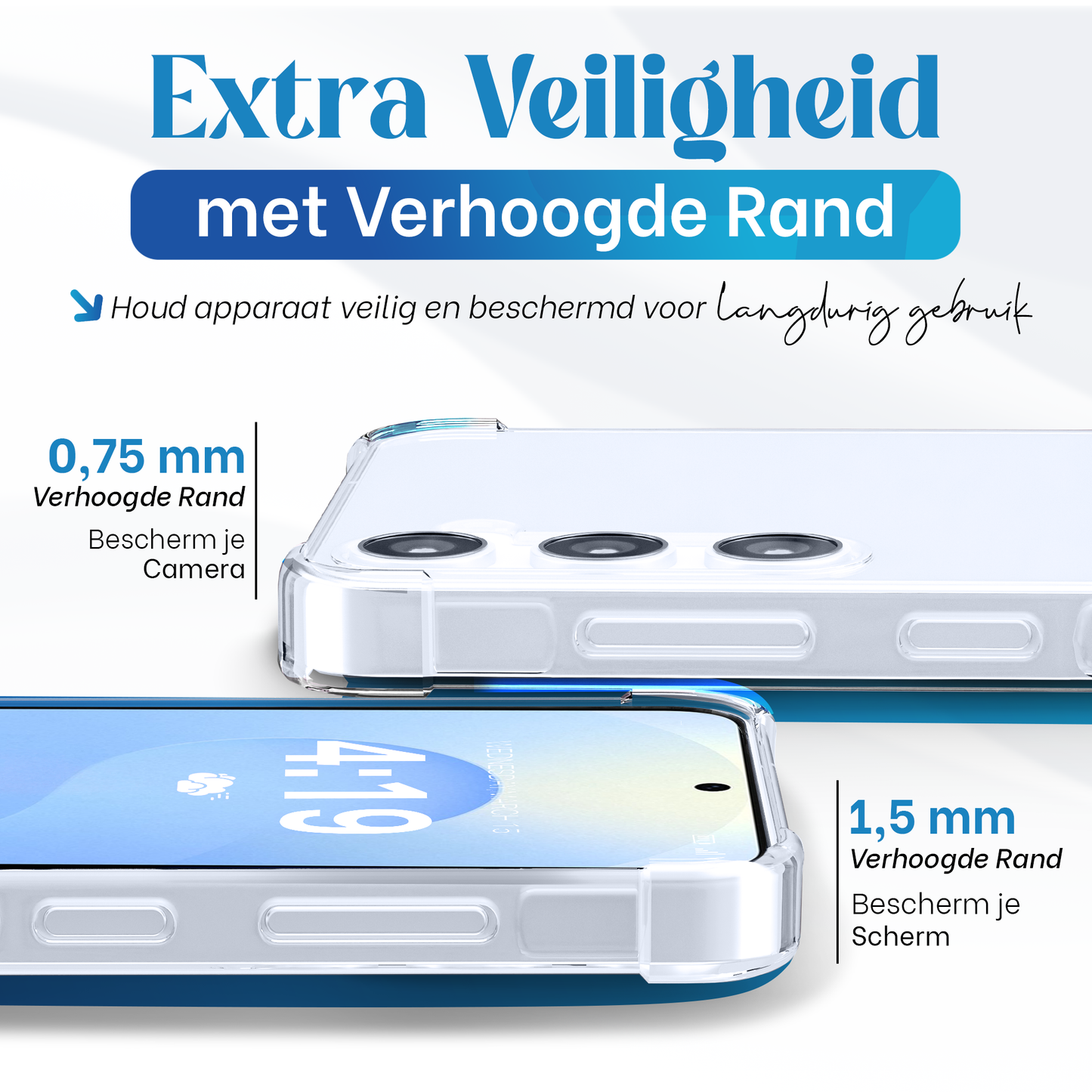 iTech Bumper Hoesje voor Samsung Galaxy S24 Plus/S25 Plus – Slank, Schokbestendig & Beschermend