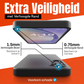 My Case Combo: Zwarte Siliconen Hoes met 2 Screenprotectors voor Samsung Galaxy A54 – Extra Veiligheid