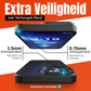 My Case Combo: Zwarte Siliconen Hoes met 2 Screenprotectors voor iPhone 13 Pro – Extra Veiligheid