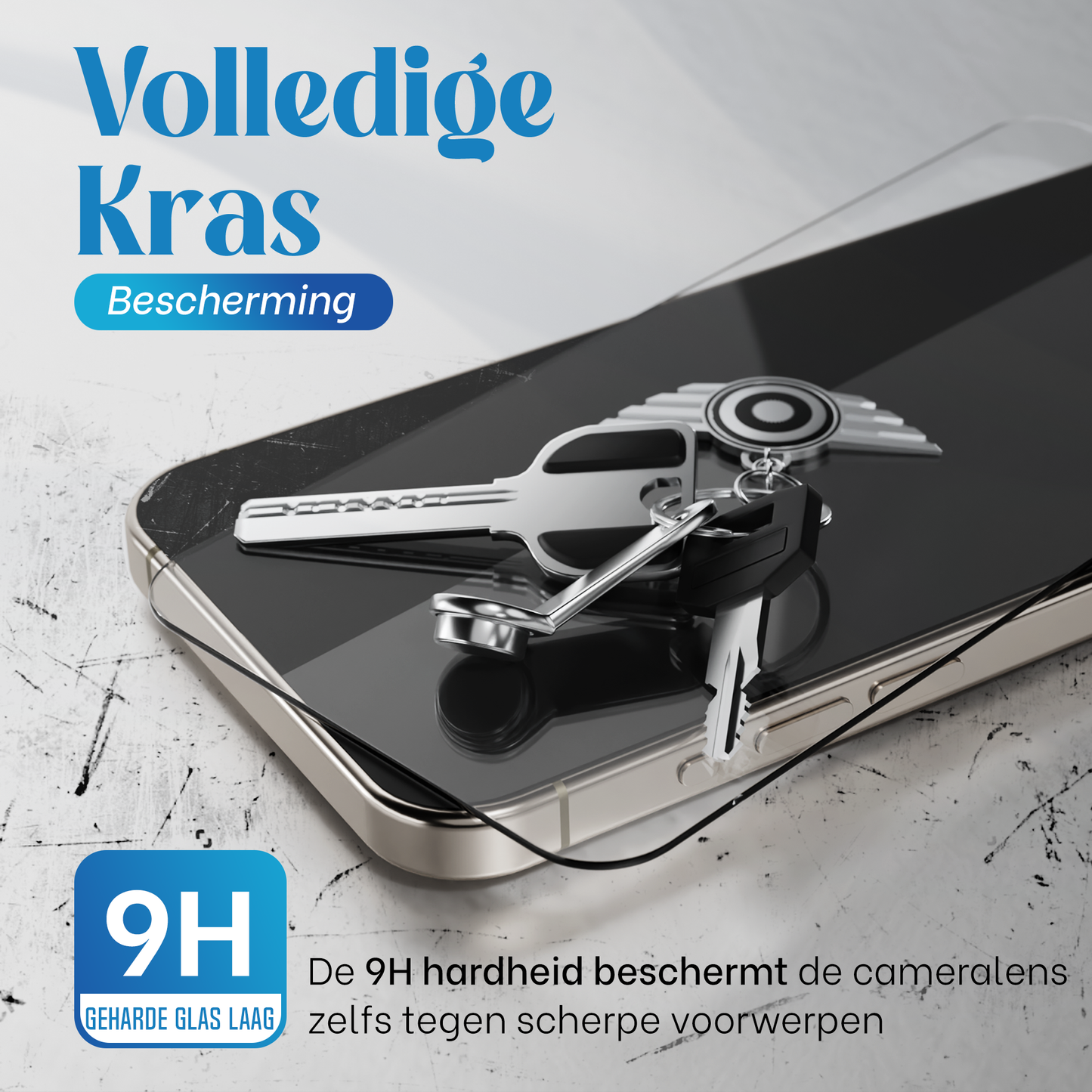 iTech COMBO voor iPhone 15 Pro – Complete 3-in-1 Bescherming