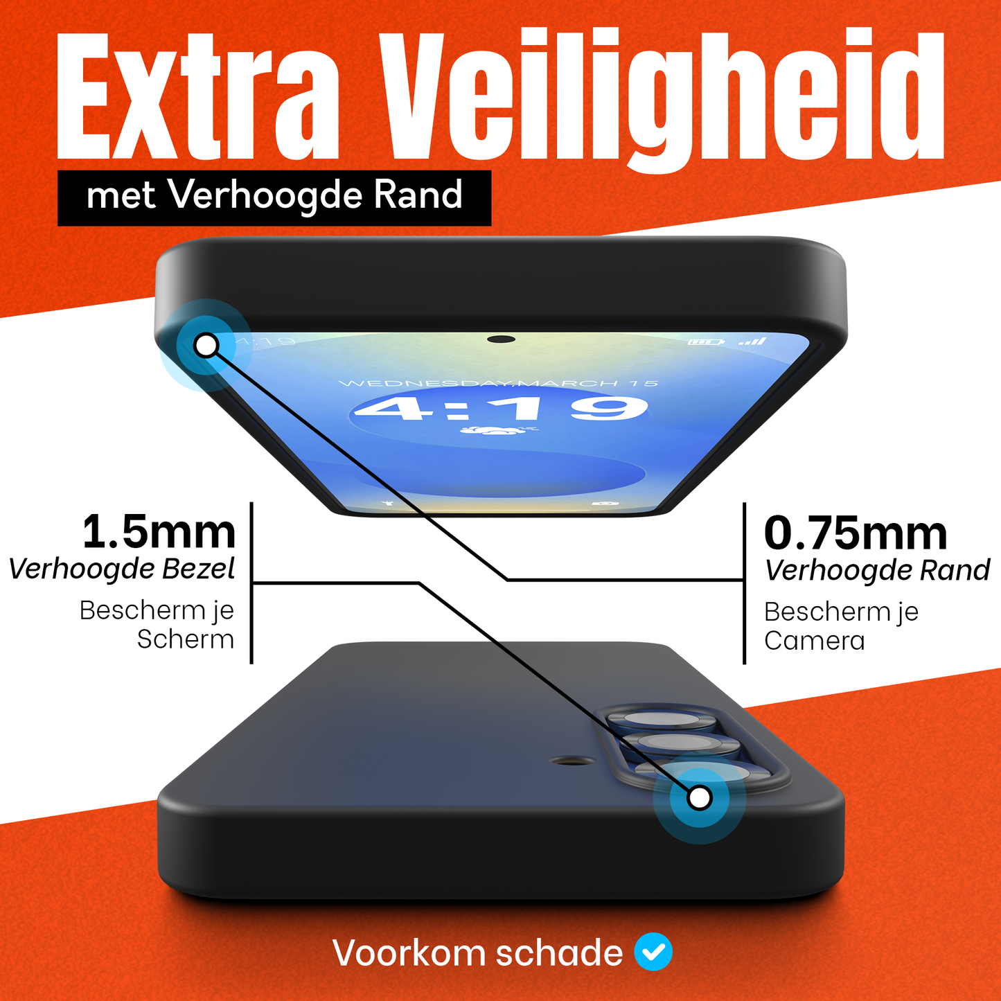 My Case Combo: Zwarte Siliconen Hoes met 2 Screenprotectors voor Samsung Galaxy S25 – Extra Veiligheid