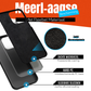 My Case Zwarte Siliconen Hoes voor iPhone 15 – Slank Maar Beschermend