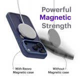 iPhone 17 Pro Max Camera Stand case Donker Blauw