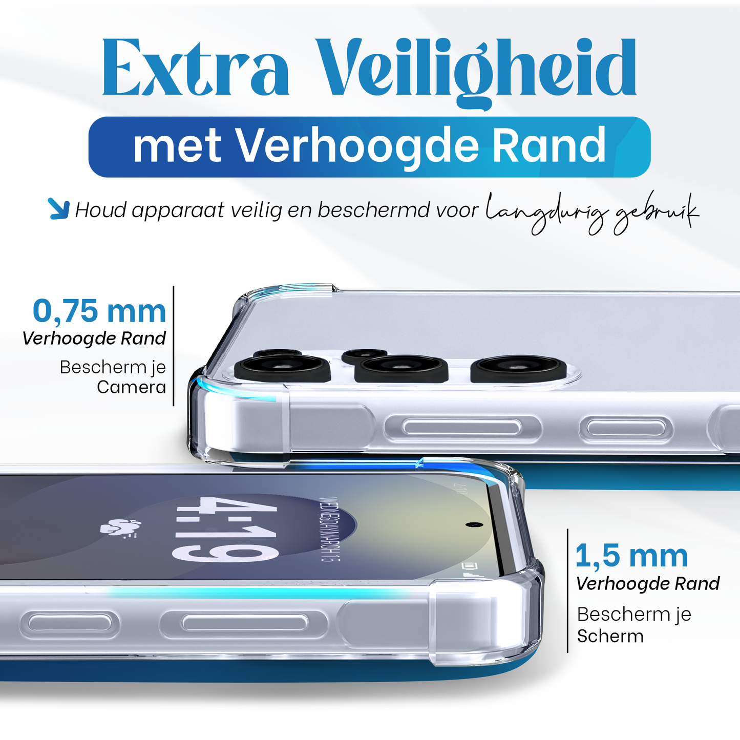 iTech Bumper Hoesje voor Samsung Galaxy S25 Ultra – Slank, Schokbestendig & Beschermend