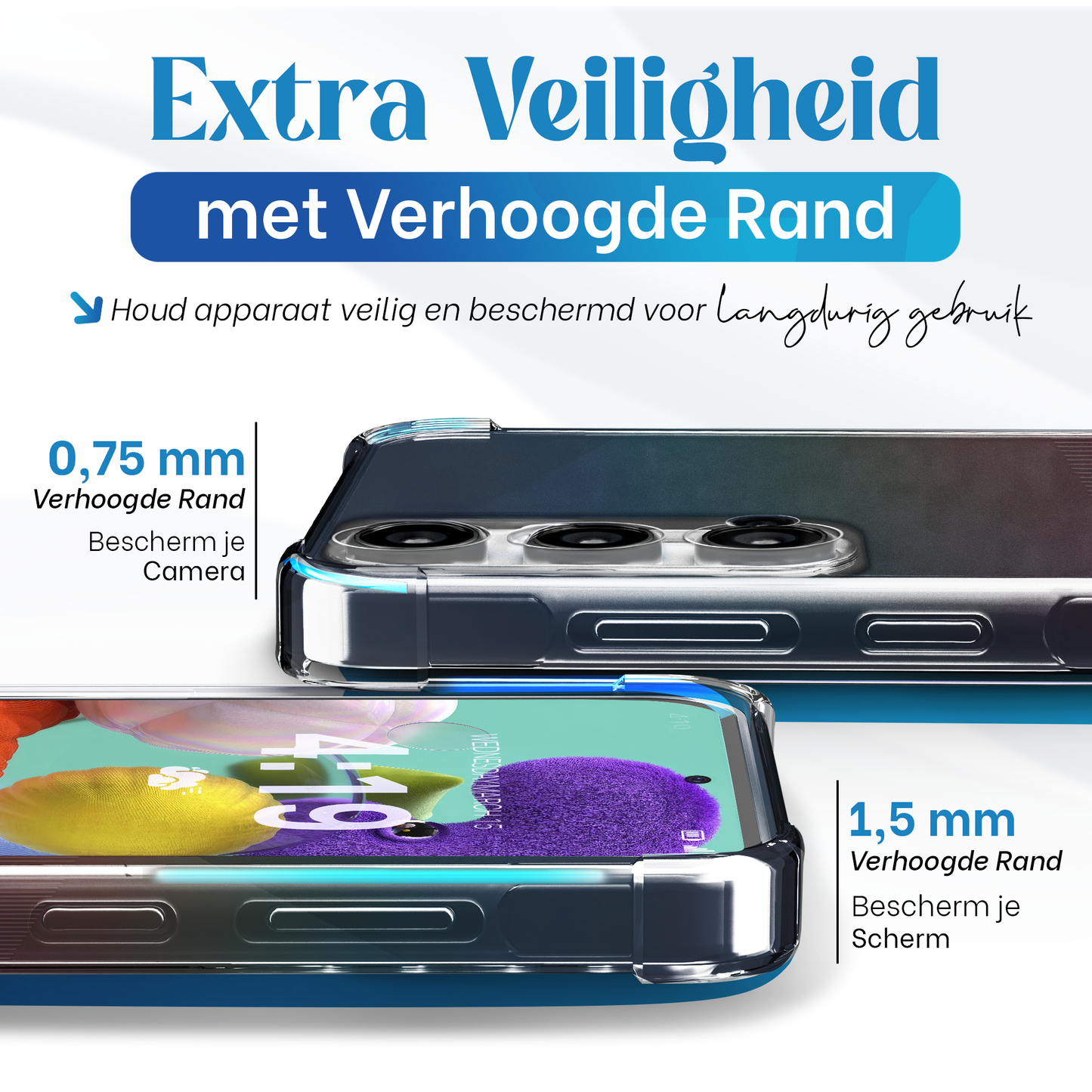 iTech Bumper Hoesje voor Samsung Galaxy A51 – Slank, Schokbestendig & Beschermend