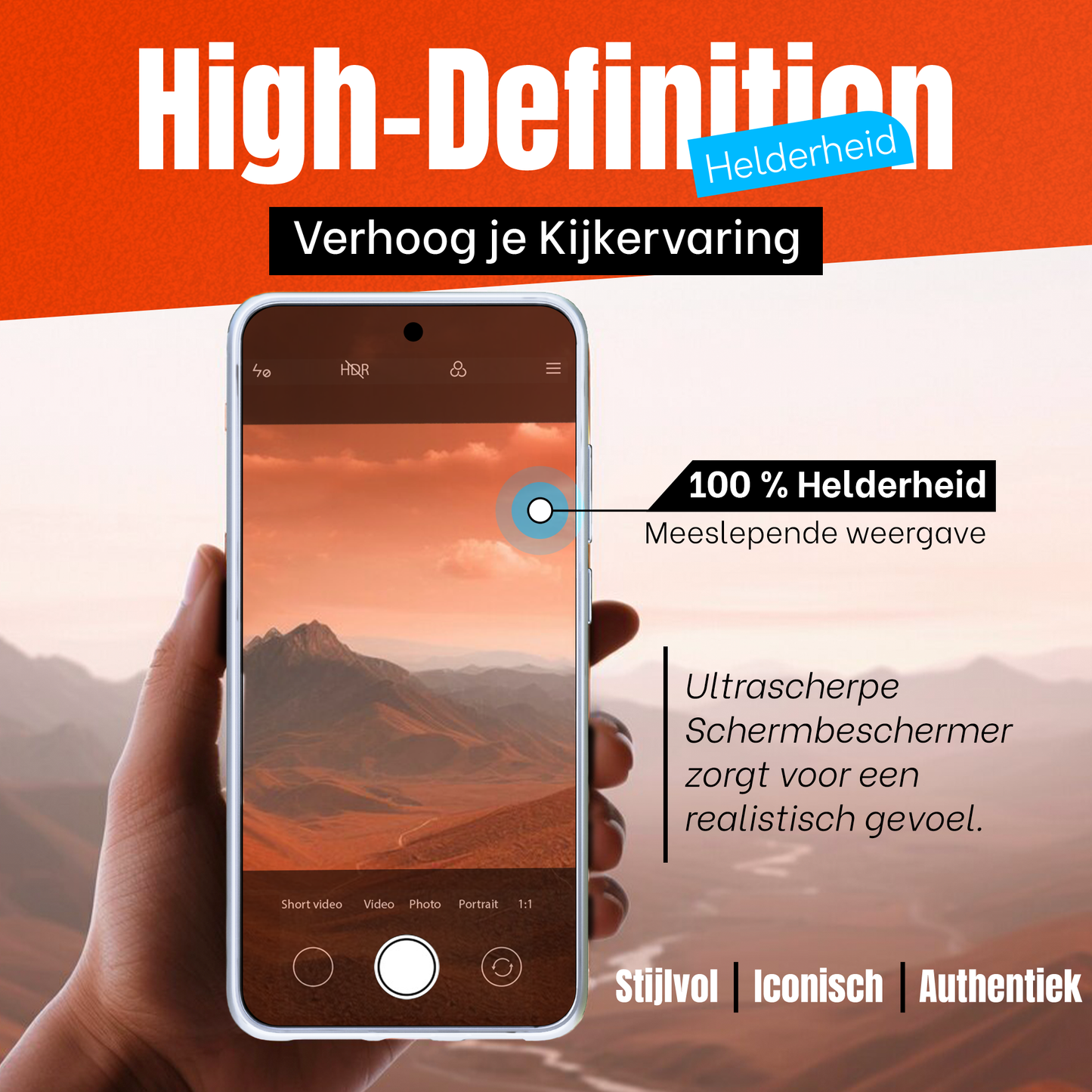 Samsung S26 Hoesje Zwart - Screen protector