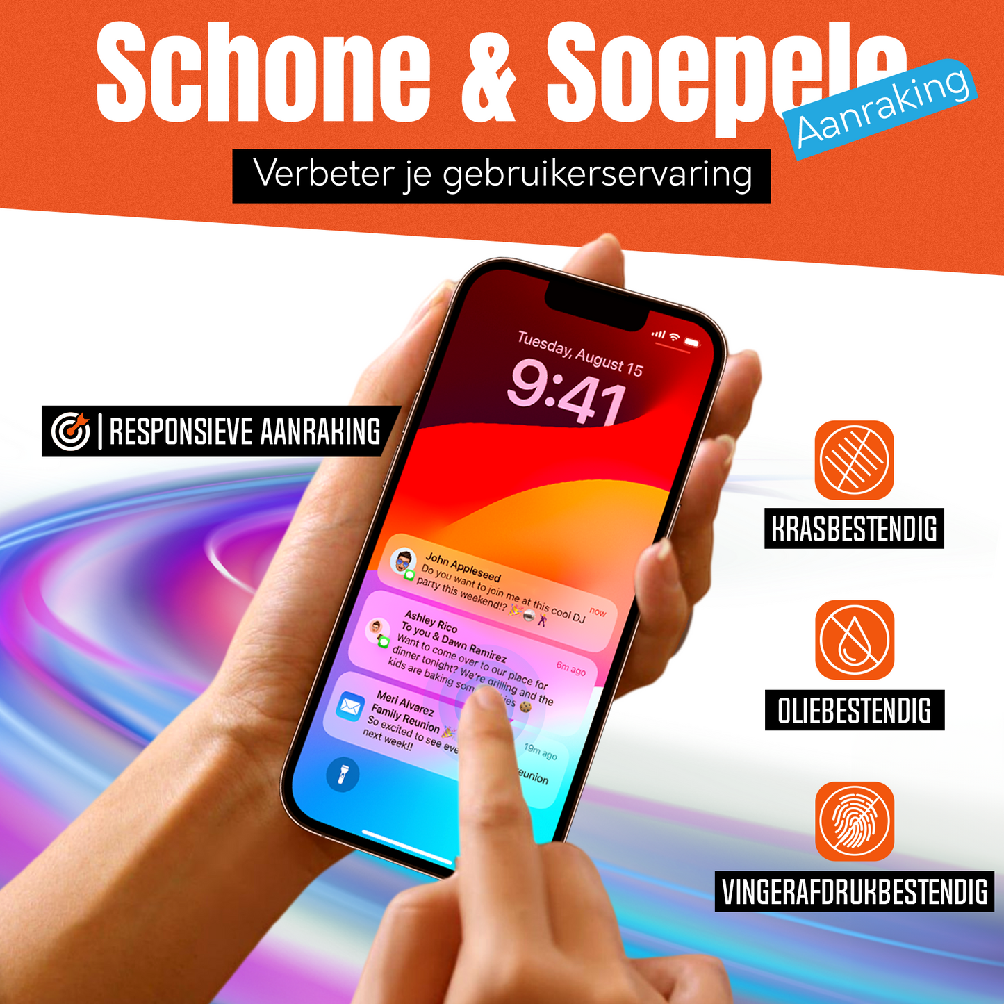 iTech Gehard Glas Screenprotector voor iPhone 12 Pro
