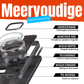 My Case - Hoesje geschikt voor iPhone 16 Pro Max MagSafe - Zwart - Draadloos Opladen - Standaard - Soepele Metalen Knoppen