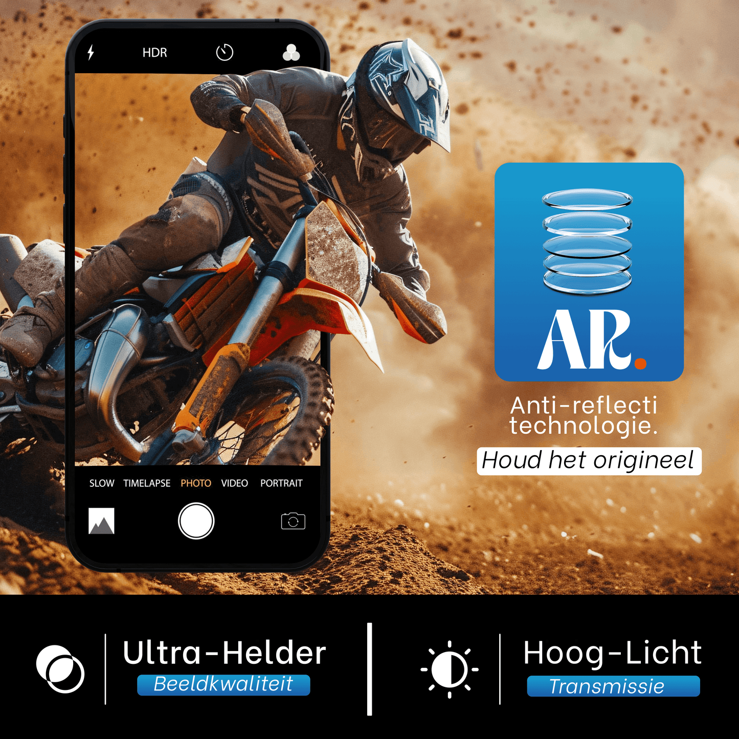 REOVO Camera Protector – Geschikt voor iPhone 17 Pro - 0.05mm Slim Fit – Oranje -Titanium Frame – Anti-Kras & Schokbestendig