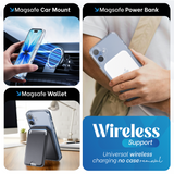 iPhone 17 hoesje Transparant Magsafe 360 telefoonstandaard