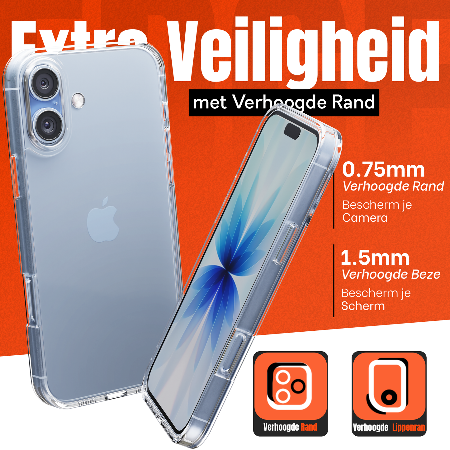 iPhone 17 hoesje Transparant