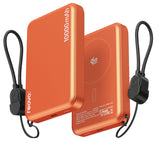Powerbank 10.000 mAh - 25W - Q2.2 - Geschikt voor MagSafe systeem - Powerbanks - Magnetisch opladen - Snellader - Noodpakket - Draadloos opladen - Met USB-C Poort