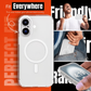 My Case Transparant MagSafe Hoesje voor iPhone 16e – Slank, Sterk & MagSafe-Klaar